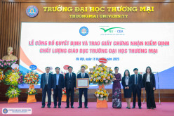 Lễ công bố Quyết định, trao giấy chứng nhận Kiểm định chất lượng giáo dục và xếp hạng đối sánh UPM cấp cơ sở giáo dục