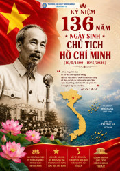 KỶ NIỆM 136 NĂM NGÀY SINH CHỦ TỊCH HỒ CHÍ MINH (19/5/1890 – 19/5/2026)