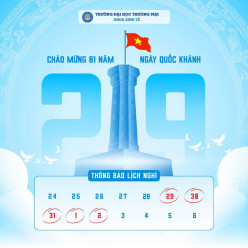 THÔNG BÁO NGHỈ LỄ QUỐC KHÁNH 2/9