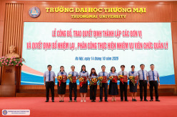 Lễ công bố, trao Quyết định thành lập các đơn vị và Quyết định bổ nhiệm lại, phân công thực hiện nhiệm vụ viên chức quản lý